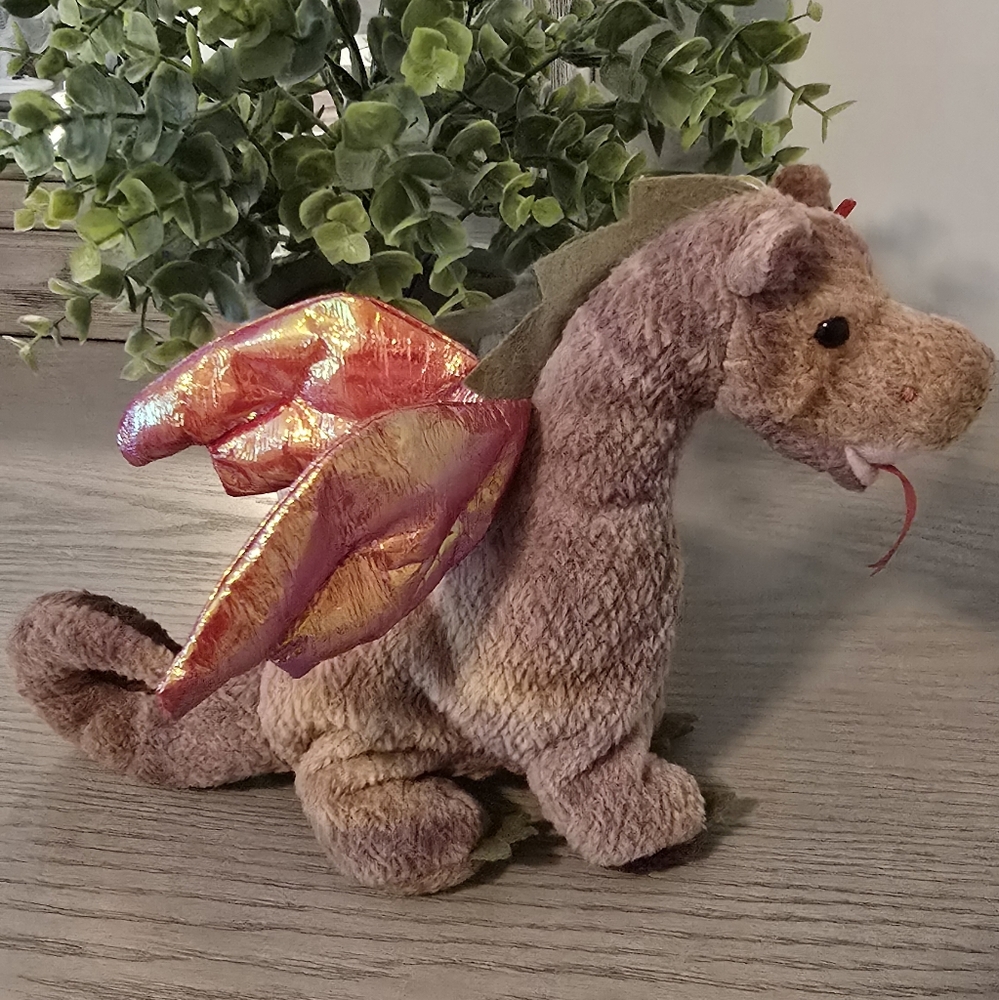 Beanie Babies RARE Scorch The Dragon.